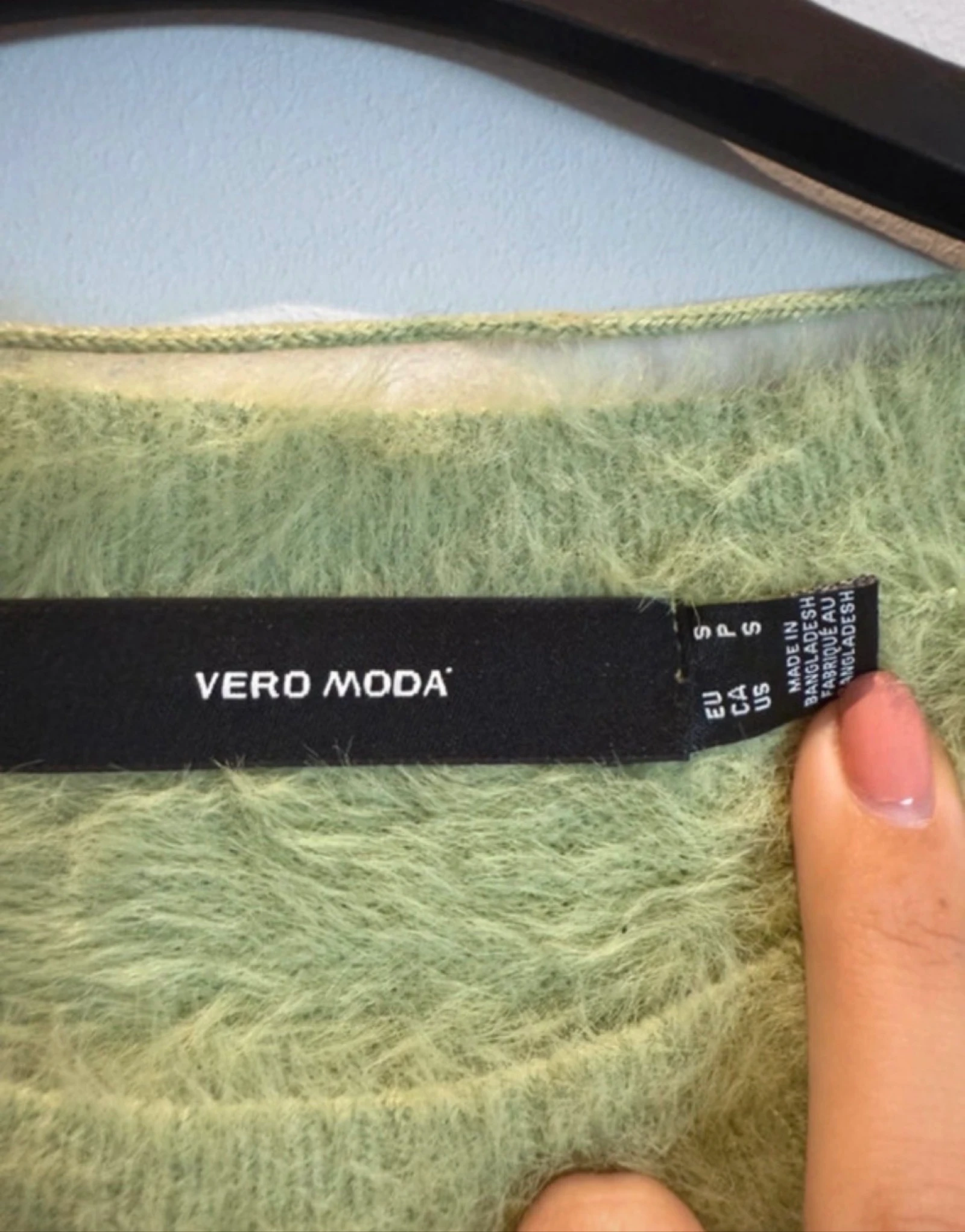 suéter verde claro – photo 4